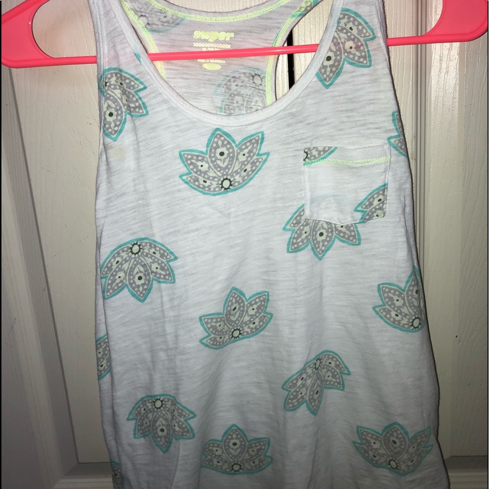 Bright color muscle tee